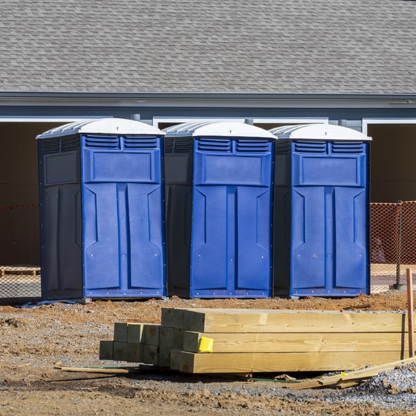 what is the expected delivery and pickup timeframe for the porta potties in Endeavor WI